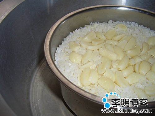 蒜头蒸饭 蒜头蒸饭
