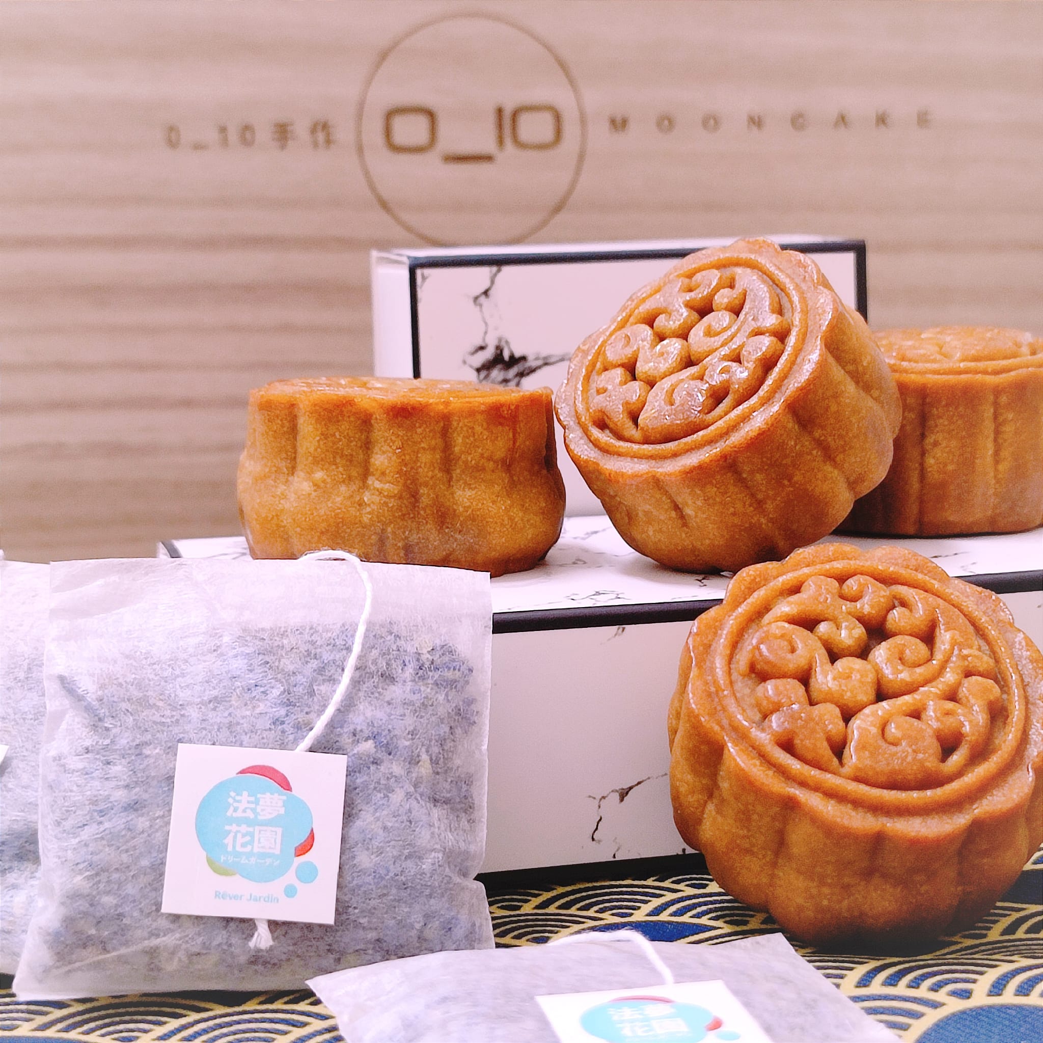 【中秋月餅預購】 靈實創毅中心 0_10手作 意大利黑松露月餅禮盒